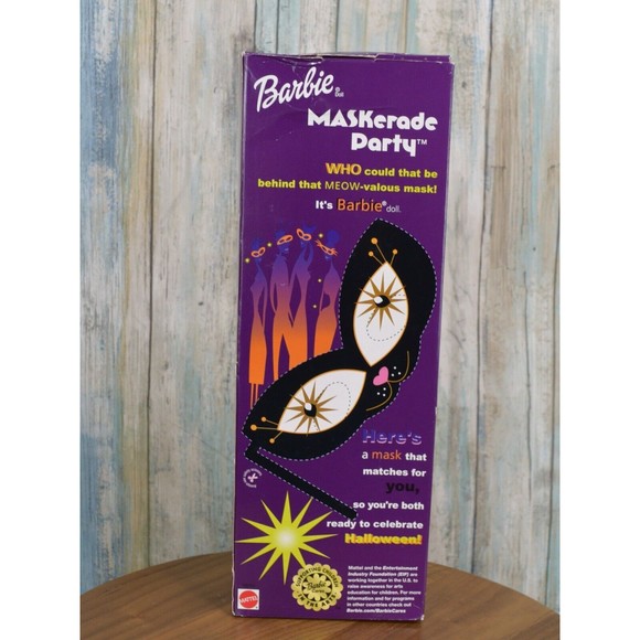 Barbie Maskerade Party Doll In Leopard Outfit With Mask - Picture 6 of 7